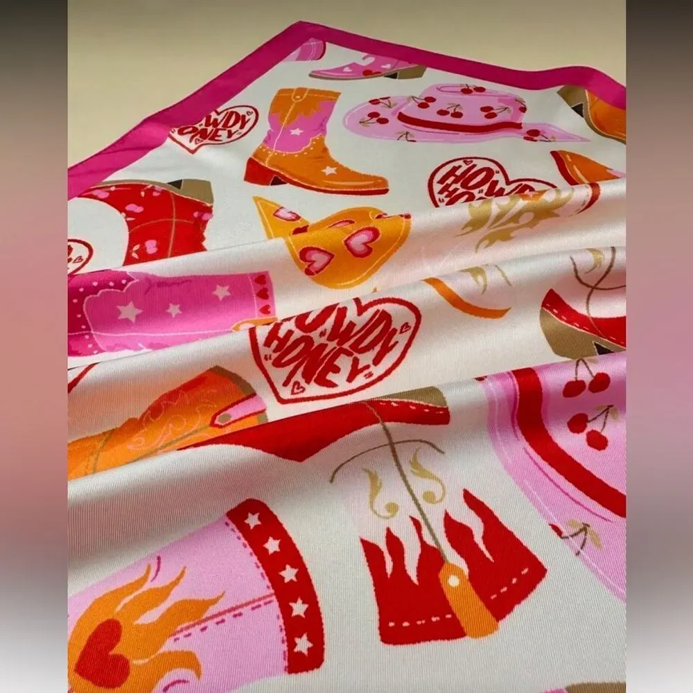 Western Print Scarf P68